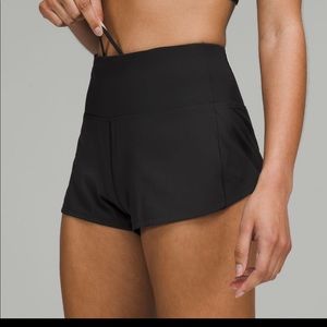 Speed up high rise lined shorts 2.5 inch